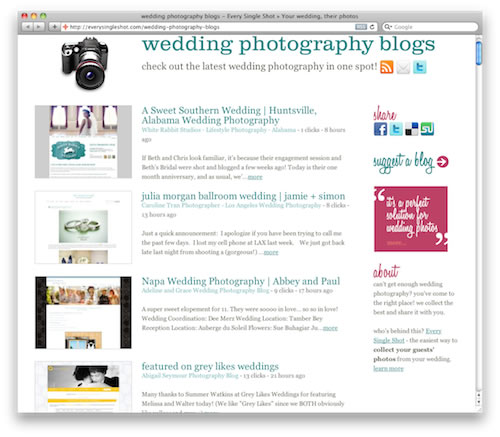 Wedding Photography Blogs